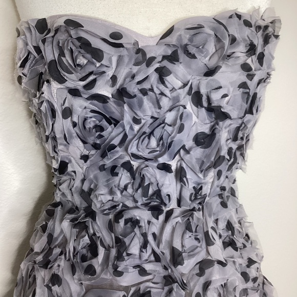 Anthropologie Geisha Designs Dress Tulle Strapless Sz 6 - Picture 6 of 9